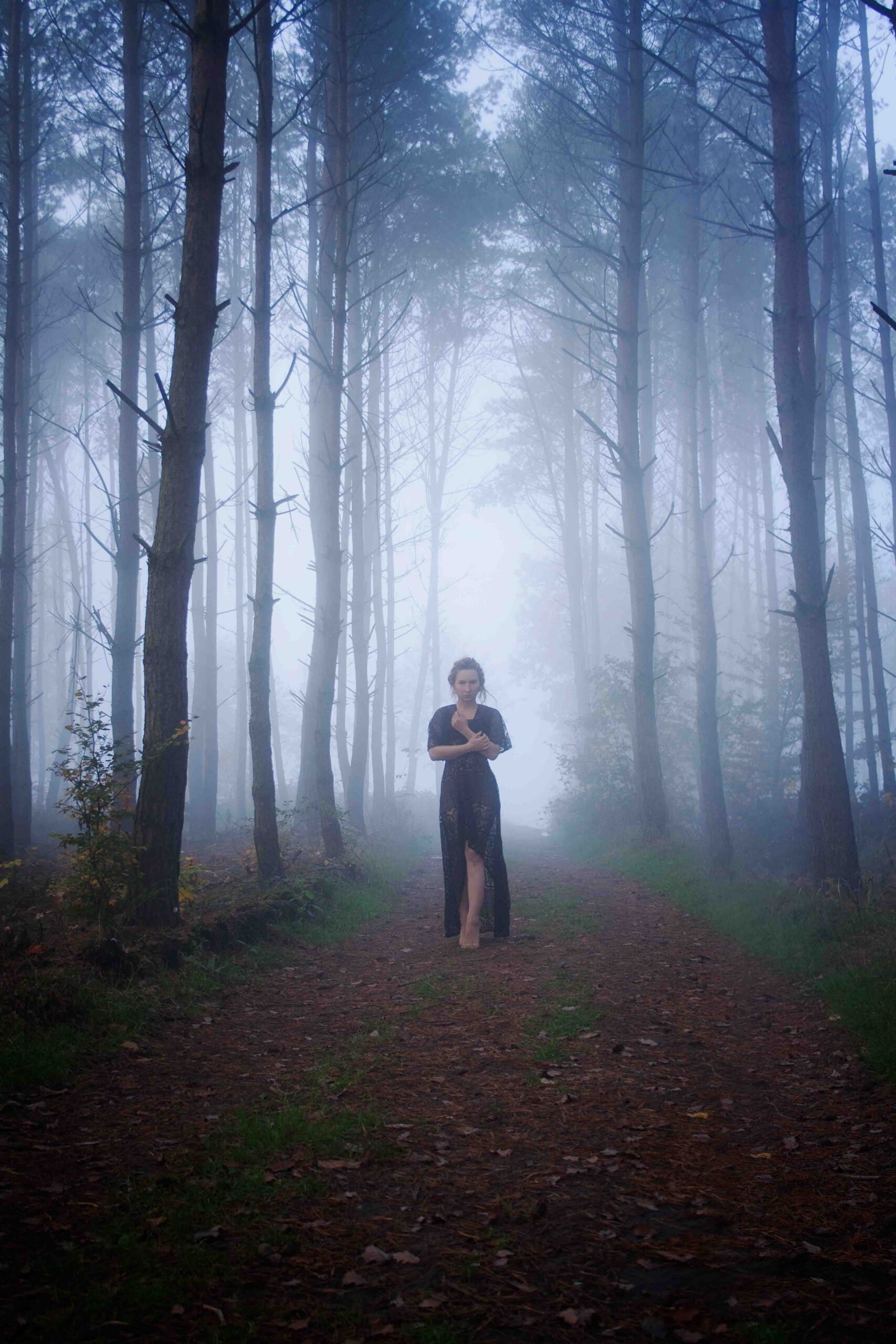 elen freya hes čarodejka les dark magic forest mist mlha
